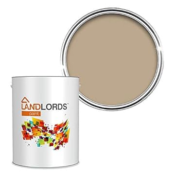 Landlords Anti Damp Paint | Matt Finish Paint | 1L in 20+ Colours | Damp Seal Prevent Build-up of Mildew | Damp Proof Paint for Wall and Ceiling | Anti Condensation Paint | Mould Paint | Beige