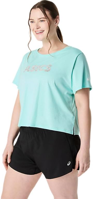 ASICS Women's Daisy Crop Short Sleeve TOP Running Apparel