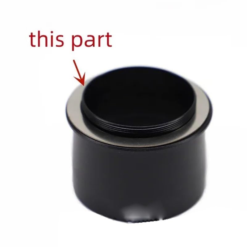 Brida M42 de 0,1 mm para telescopios con junta de acero inoxidable ajustable 3