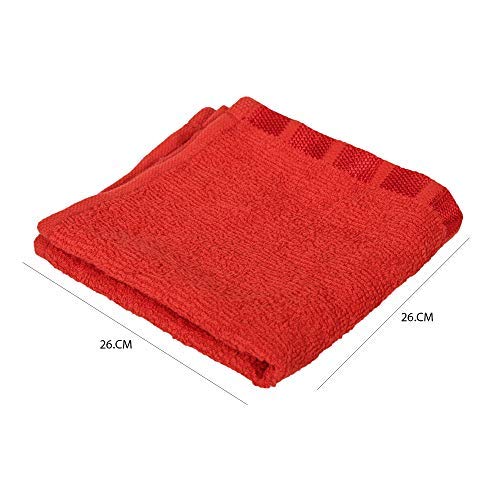 Coton main et serviette de bain rouge Act-018 compact et ultra absorbant - 3