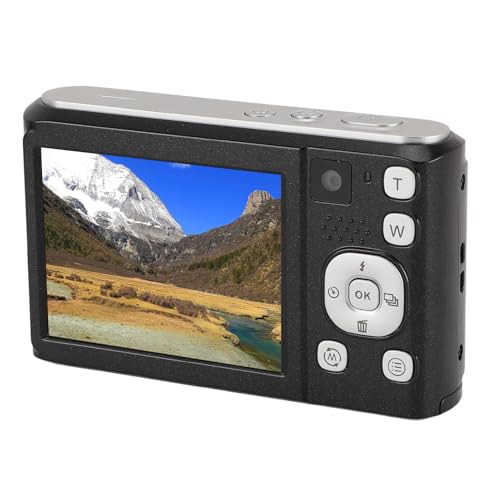Cámara digital compacta portátil 16x zoom 4K UHD negro miniatura 4