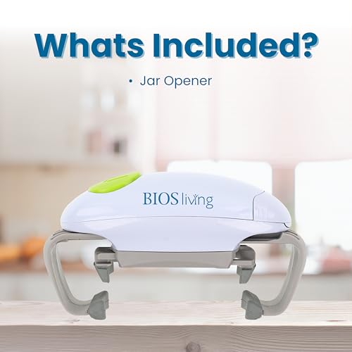 BIOS Living Electric Jar Opener – Automatic Hands-Free Jar Opener for Stubborn Lids, One-Touch Operation, Battery Powered by BIOS Living - Image 6