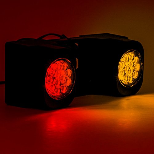 Krator Led Hitch Light Brake Reverse Signal Light For Trucks Trailer Suv 2" Receiver Compatible With Toyota Rav4 Tundra 4Runner Land Cruiser #TOP2