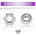 Swpeet 10Pcs M14 Metric 304 Stainless Steel Hex Nuts, Coarse Thread Hexagon Nut Perfect for Industrial and Construction Fasteners