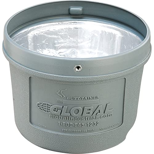 Gray Outdoor Ashtray, 1-1/2 Gallon #TOP2
