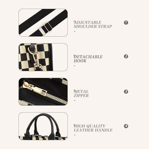Bolso Tote para Mujer de Cuero Vegano con Correa Ajustable miniatura 4