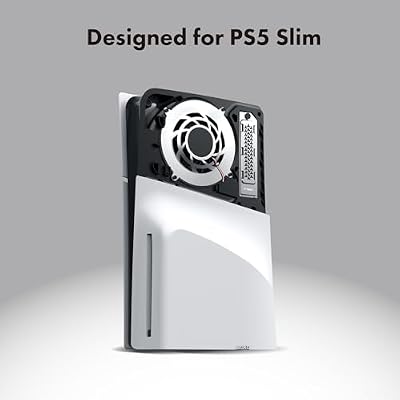 ineo PS5 Heat Dissipation Cover for M.2 SSD Expansion Slot - Silver (Compatible with PS5 Slim & PS5 Pro)