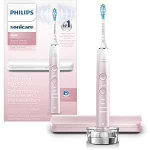 Philips Sonicare 9000 Special Edition Rechargeable Toothbrush, Pink/White, HX9911/90