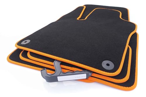 Fußmatten für Renault Twingo III und Z.E Electric ab 2020 Premium Velours Automatten Set Original...