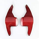 100% nagelneu TINTABO Look Carbon Lenkradverlängerung Innenraum Schaltwippe, für BMW 2 3 4 5 6 7er GT F30 F31 F32 F10 F20 F22 X4 Z4