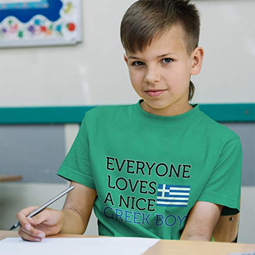 Toddler T-Shirt Everyone Loves A Nice Greek Boy Everyone Loves A Nice Best Loved4