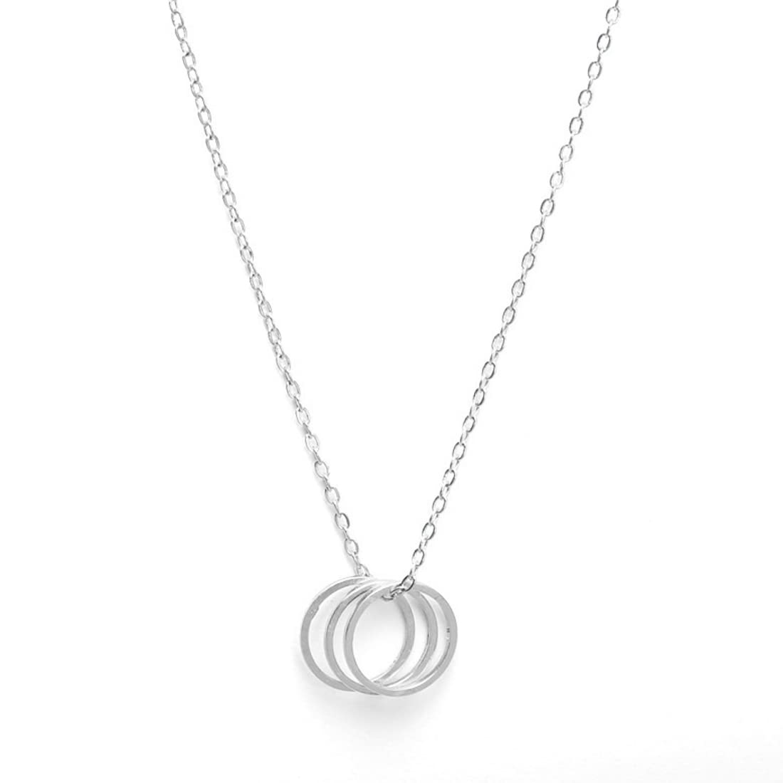ARHZ 1 Uds Collares de Acero Inoxidable para Mujer, Collares con dijes para Mujer, Ideas de Regalo, joyería para Mujer