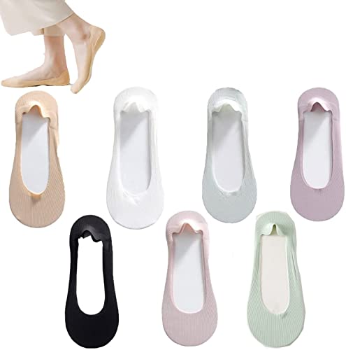 7 Paires Chaussettes Invisibles antidérapantes Cover