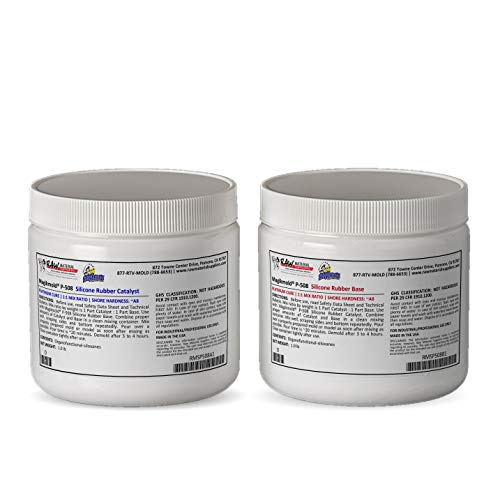 Raw Material Suppliers Magikmold P-508 (2 lbs) | Platinum Cure Silicone Rubber | 2-Part Mold Maker | Resin Molding and Casting Kit | for Polyurethane, Epoxy, Plaster, Wax, Candle, Soap, and Concrete