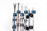Gravity Grabber Ultimate Ski & Snowboard Wandhalterung - Passt zu jedem Ski/Snowboard - für Schadensfrei Lagerung von Rocker, Tips, Tails - 6X - Cyan