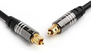 BlueRigger Premium Digital Optical Audio Toslink Cable - with 24K Gold Plated Connectors