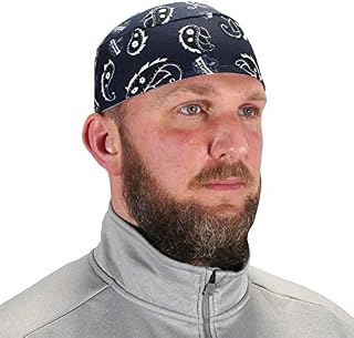 Ergodyne Chill Its 6630 Skull Cap, Lined with Terry Cloth Sweatband, Sweat Wicking