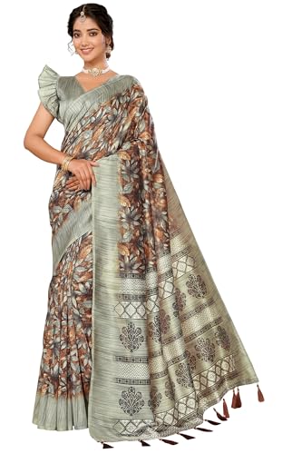 Sari indien pour femme en soie parfait pour mariage et fête