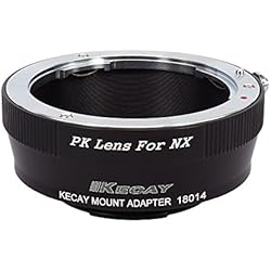 Lentes Para Samsung Nx2000 KECAY Anillo Adaptador para Adaptar Lentes de Pentax K (PK) Mount a Cámaras Samsung NX NX1 NX3000 NX2000 NX300 NX1000 NX210 NX200 NX30 NX20 NX5 - Adaptador Lentes Pentax K (PK) para Samsung NX PK-NX
