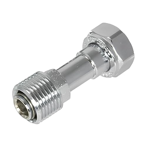 Paquete de 2 extensiones de cola de radiador cromadas de 70 mm (conocidas como extensión de válvula de radiador/extensiones de cola de radiador también disponibles en 50 mm, 60 mm y 70 mm de largo)