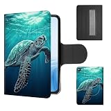 Cdkfxjy Case for Samsung Galaxy Tab A8 10.5 Inch 2022, 360°Rotating Stand with Secure Hand Strap, Protective Cover with Auto Sleep/Wake, Lightweight Shockproof Shell, Ocean Turtle