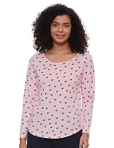 Image of A.T.U.N. (ALL THINGS UBER NICE) Womens Printed Cotton Long Sleeve Regular T-Shirt (Pack of 3)