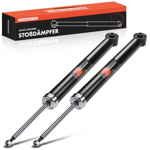 Frankberg 2x Ammortizzatori per sospensioni Ammortizzatori per telaio Posteriore sinistro destro 666mm Pressione del gas Compatibile con Fusion JU 1.2L-1.6L 2002-2012 Replace# 1233564,1208718