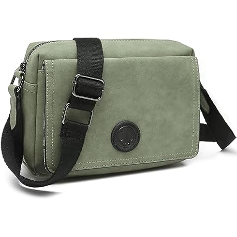 AFKOMST Small Crossbody Bags for Women Trendy Cross Body Bag Purses, PU Leather Crossbody Handbags with Gultar Strap Cover