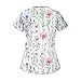 Summer Outfits Women's Fashion Floral Print Short Sleeve Overalls with Pockets Tops Clothes Light Green 4XL