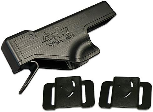 Gamble Tactical Light Bearing La Tactical Holster Fits Glock Compact 19/19x/23/25/32/38. 3-Pt Retention, Laser Attachment OWB and Quick Release Clip