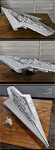 EWWEEQQ Technology Star Destroyer Model Mold King 13134 7588 Teile Großer UCS Super Star Destroyer MOC Clamp Building… – Bild 7