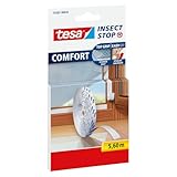 tesa Moustiquaire de rechange auto agrippante Blanc 5,6 m