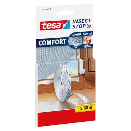 tesa Klettband-Ersatzrolle, weiß 5,6m