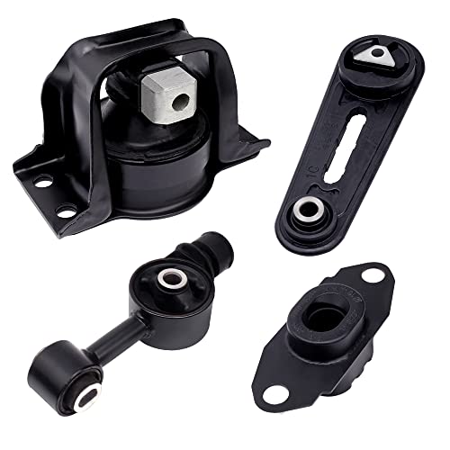 Engine Motor Mount Compatible with 2007-2012 Nissan Versa 1.8L and 2009-2014 Nissan Cube 1.8L Transmission, Replace OE A4312 A4318 A4320 A4323 Set of 4