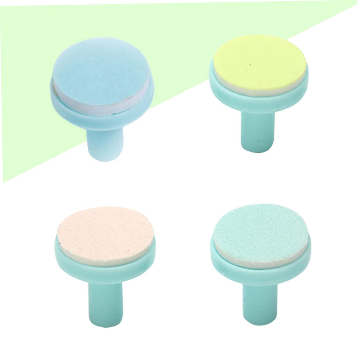 PACKOVE 4pcs Nail File Replacement Pads for Nail Trimmer Easy to Install Grinding Heads
