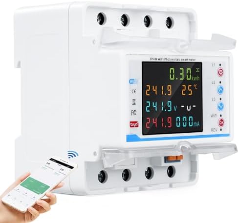 Tuya WiFi 3-Phasen Drehstromzähler – Smart-Meter Produktbild-Vorschau 2