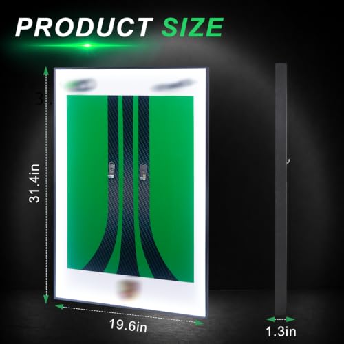 Image of Display Wallboard with Led for Lego Technic 42224 Porsche 911 GT3 R Rexy AO | Display Wall Mount with Led Lights, Home Decor Adult Collectibles Wall Mount, Gift for Car Model Collectors(No Car Included)