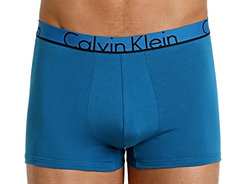 Calvin Klein Men's Underwear Id Cotton Trunks, Blue Pulse, Medium