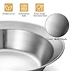 Odoland Stainless Steel Camping Mess Kit for Family & 1 Person, Cooking Tableware Utensils with Plates Bowls Forks Spoons Knives & Savings Bag for Camping, Backpacking, Hiking, Picnic, 1 Person Set #5