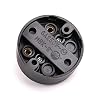 Retro Single Control Switch, Mounted Wall Light Switch, Round Old-Fashioned Flat Toggle Switch for Home Office Hotel(2.13 * 1.02)