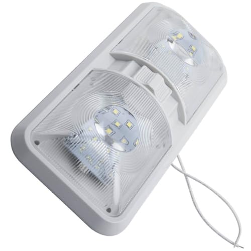 Luz LED de techo para coche y yate en material ABS blanco de alta luminosidad