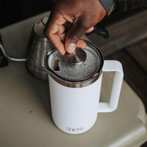 YETI Rambler 34 oz. French Press Coffee Maker, White by YETI - Image 8