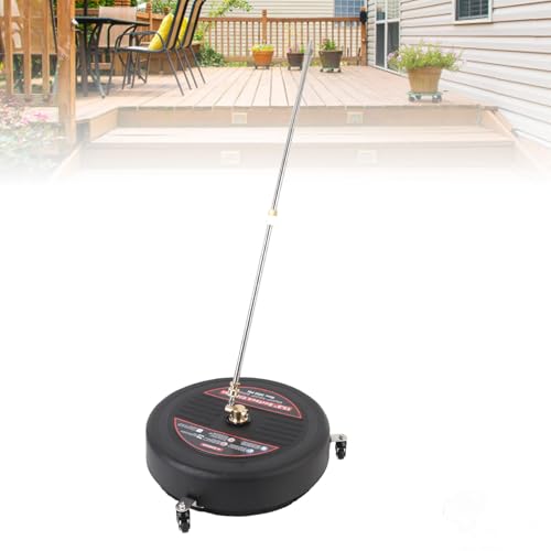 15.8 Limpiador de Lavadora a Presión con 3 Ruedas 3600 PSI, 1/4 Enchufe Rápido, para Accesorio de Lavadora a Presión para Concreto, Patio, Terraza en Las Aceras, Entradas de