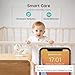 BOIFUN Split Screen Video Baby Monitor WiFi, 2 Cameras, Smartphone APP Control & LCD Monitor, AI Motion & Sound Detection, 4.3'' 4X Zoom, 1080P Smart (Monitor para Bebe), Area Alarm, Video Recording