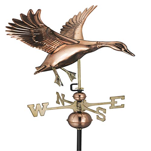 Image of Espira Landing Duck Copper Farmhouse Weathervane