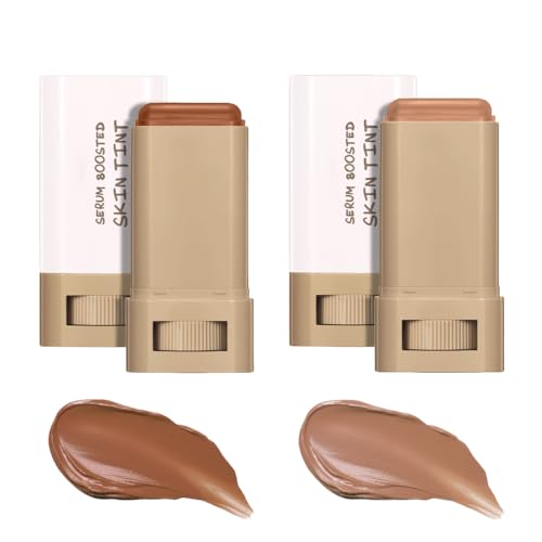 VPOUERY Bâton de Haute Couvrance - Fond de Teint- Correcteur Longue Tenue & Contour Visage-Camouflage Parfait des Imperfections