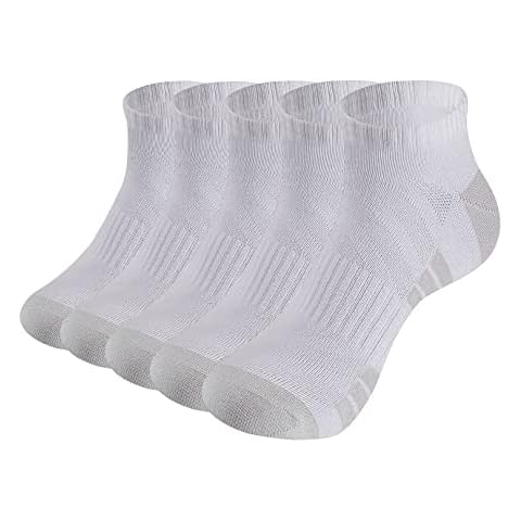 LAZAWG Men's Ankle Socks Running Socks Trainer Sports Socks Breathable Casual Low Cut Sneaker Socks Cover