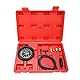 FreeTec Unterdruck Manometer, 10 PSI 70 mmHg Vakuum Manometer Vakuummeter Vakuumtester kfz, Unterdruck Manometer Vergaser Unterdruck Messgerät Unterdruckmanometer für Vergaser Auto (Rot)