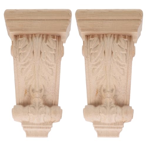 Console en bois sculpté Homoyoyo 6x11x4 cm pour décoration rustique