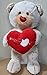 Orso di peluche Cupido con cuore romantico d 45 cm